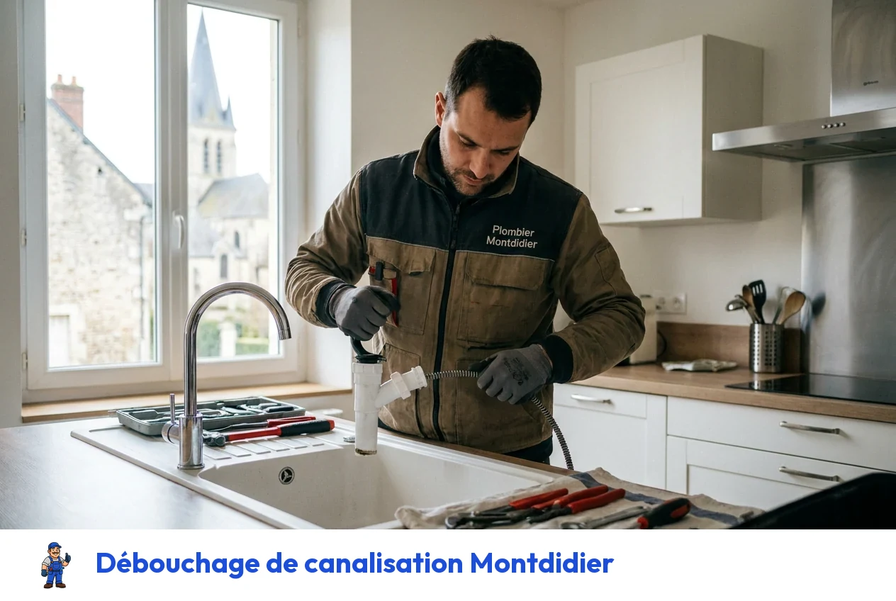 Débouchage de canalisation à Montdidier