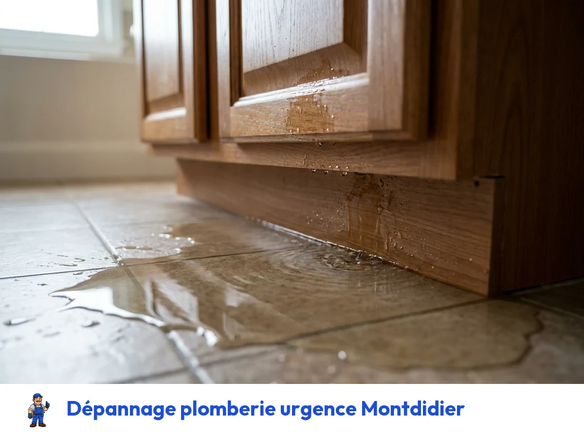 Dépannage plomberie urgence à Montdidier
