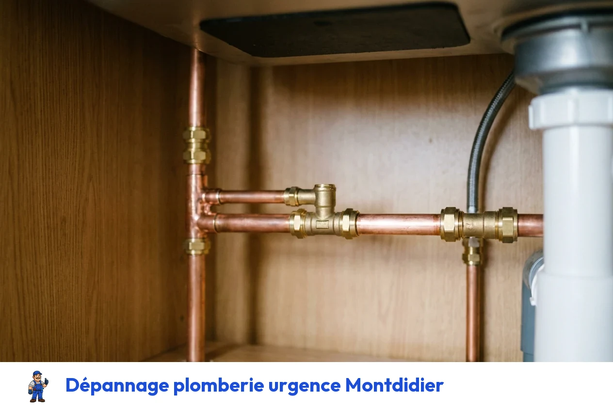 Dépannage plomberie urgence à Montdidier