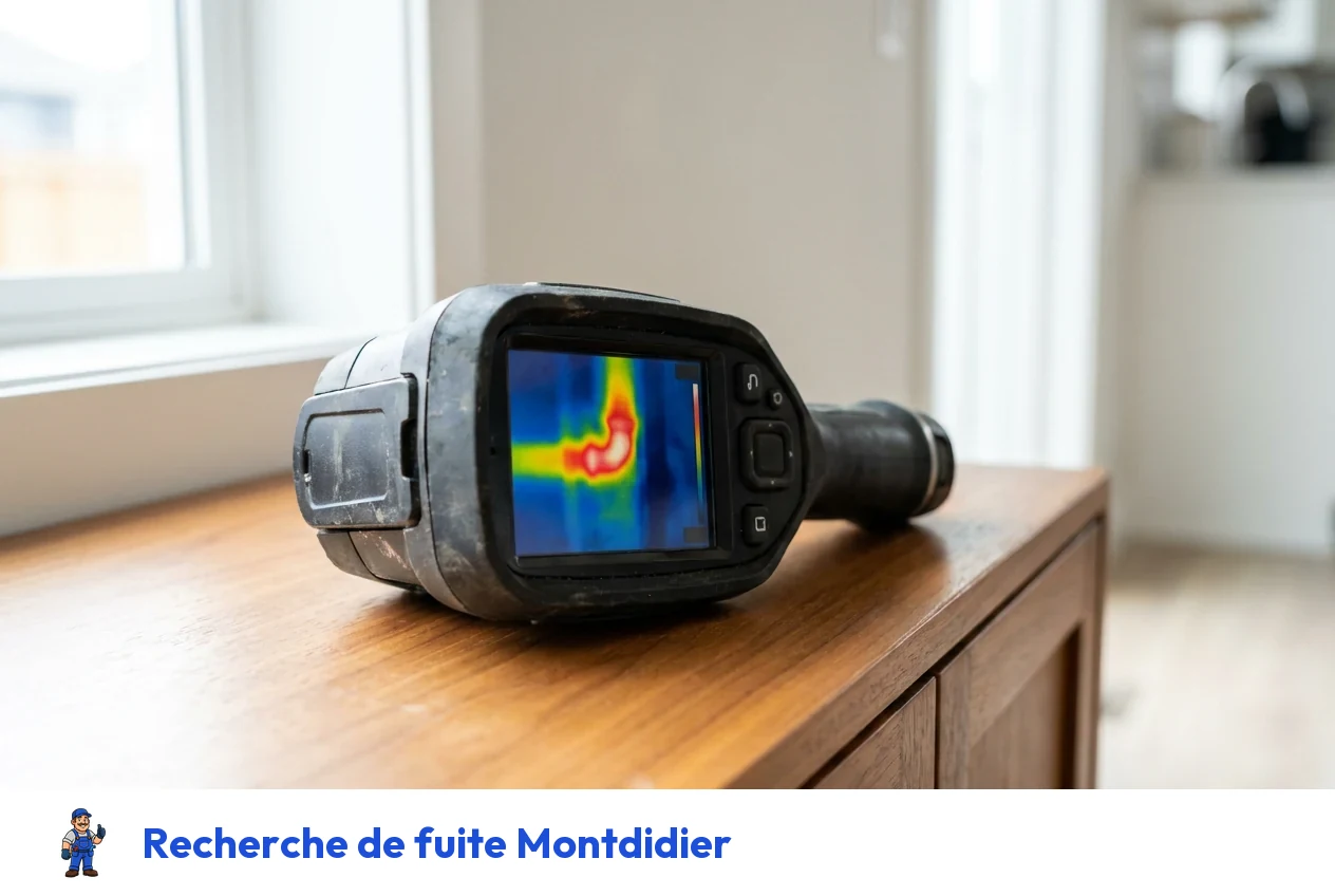 Recherche de fuite à Montdidier