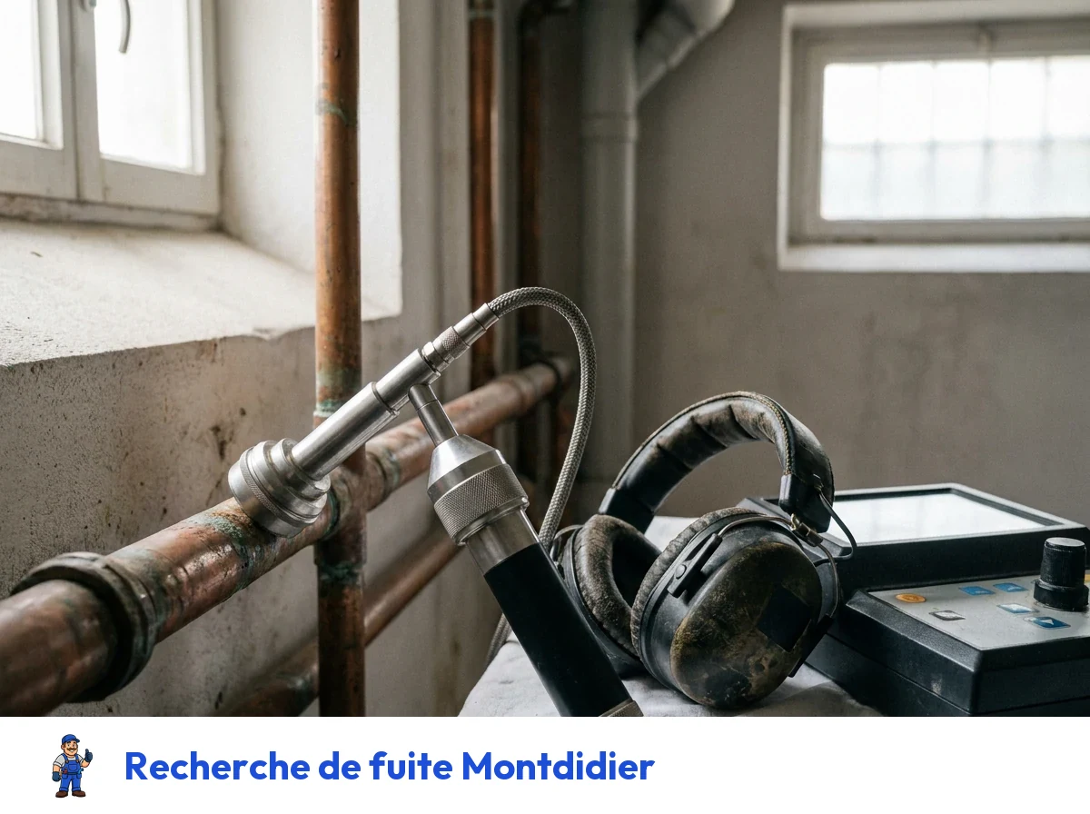 Recherche de fuite à Montdidier