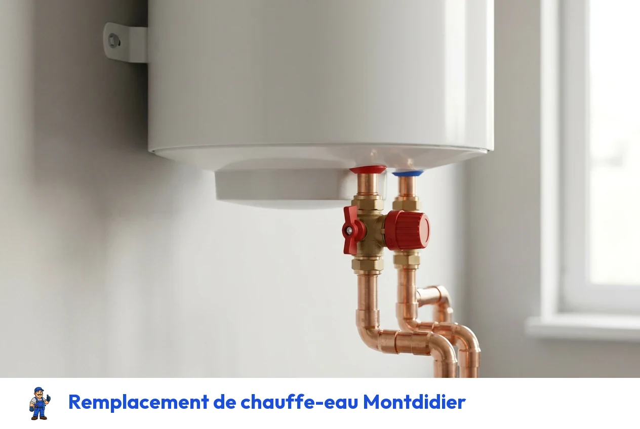 Remplacement de chauffe-eau à Montdidier