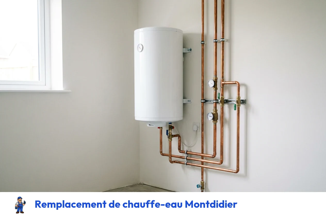 Remplacement de chauffe-eau à Montdidier