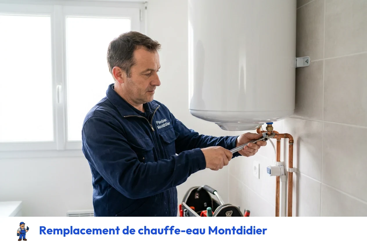 Remplacement de chauffe-eau à Montdidier