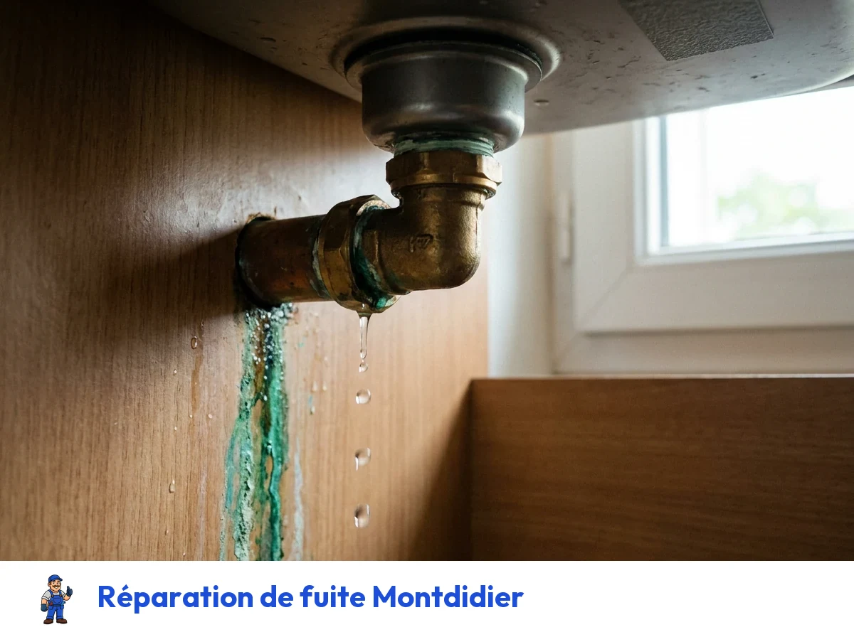Réparation de fuite à Montdidier