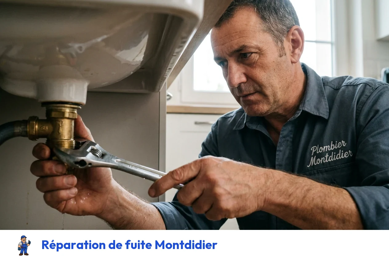 Réparation de fuite à Montdidier